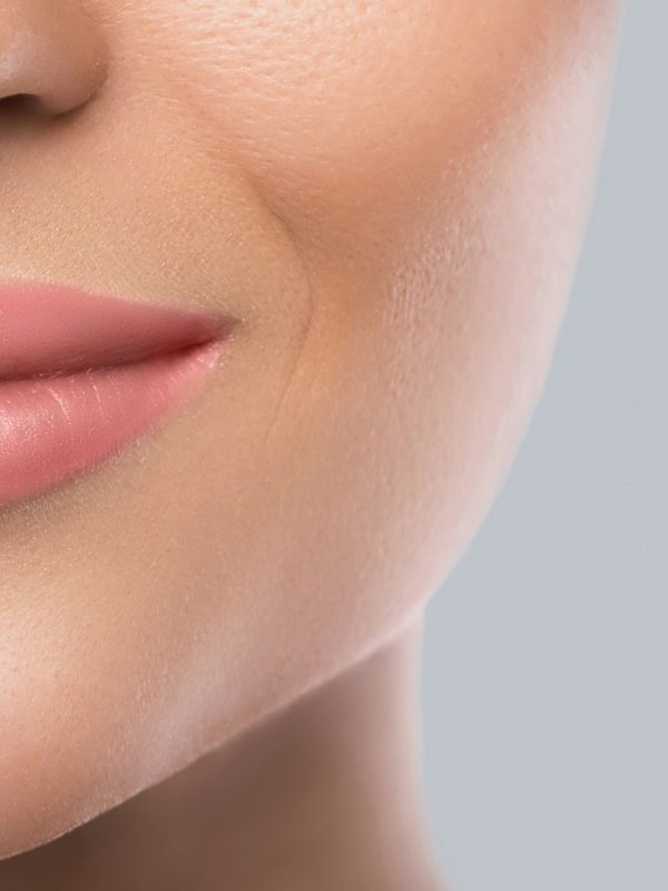 close up of a woman's lips